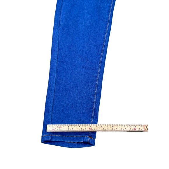 Womens Wax Jean "Butt I Love You" Blue Skinny Jeans Size 11 - Picture 7 of 14